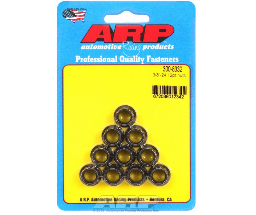 12-Point Nut, Chrome Moly Black Oxide