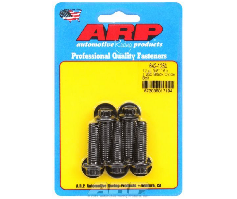 5-Pack Bolt Kit, 12-Point Head Black Oxide