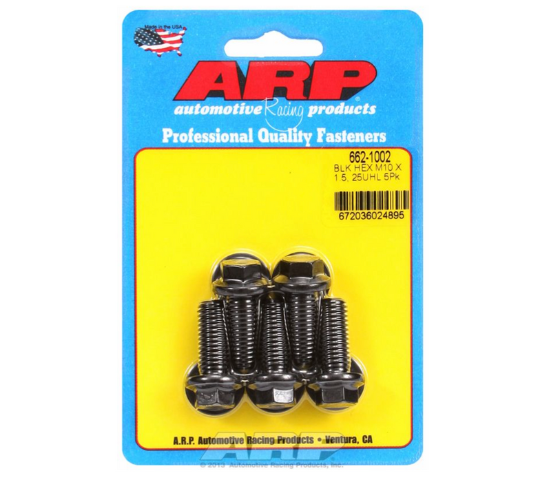 5-Pack Bolt Kit, Hex Head Black Oxide