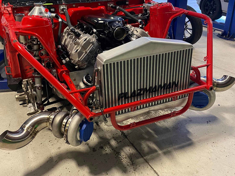 Plazmaman Twin Entry 4 - 4.5" Pro series Intercooler