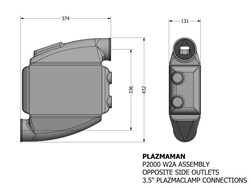 Plazmaman PX-2000 - Billet XTREME Series W2A - 2000hp