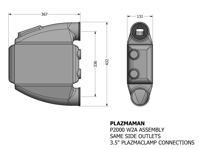 Plazmaman PX-2000 - Billet XTREME Series W2A - 2000hp