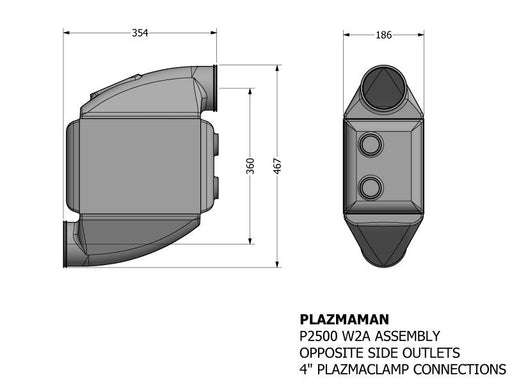 Plazmaman PX-2500 - Billet XTREME Series W2A - 2500hp