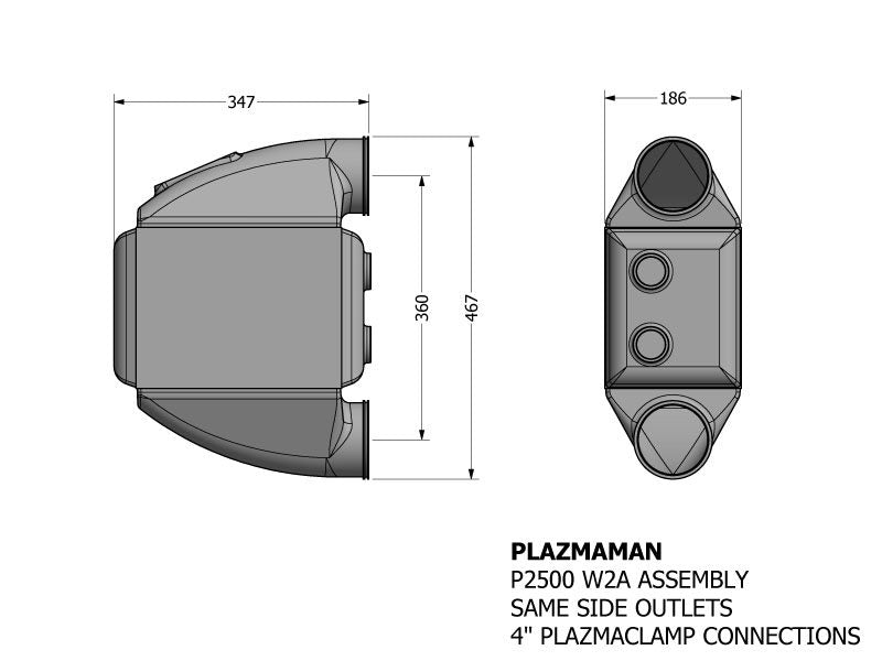 Plazmaman PX-2500 - Billet XTREME Series W2A - 2500hp