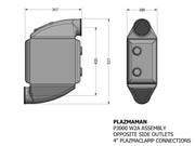 Plazmaman PX-3000 Billet XTREME Series W2A - 3000hp+