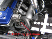 Plazmaman Ford Falcon Barra 4.0L -10AN Thermostat housing adapter