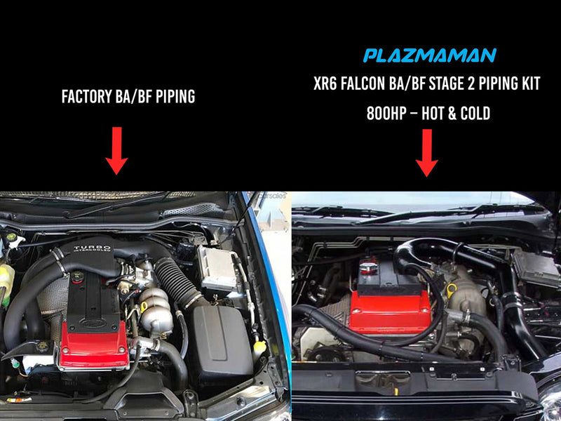 XR6 Falcon BA/BF Stage 2 Piping Kit 800hp - Hot & Cold