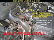 Navara D40 2.5L YD25 Tube and Fin Intercooler Kit