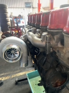 Pulsar Turbos - Ford SOHC Turbo Manifold Kit (PSR FG/FGX Barra Turbo Manifold + 6Boost SOHC to Barra manifold adaptor)