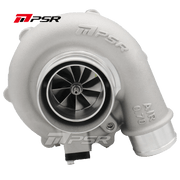 A Pulsar 5455G 660HP 54mm Dual Ball Bearing Turbo with a silver finish, featuring a compressor wheel visible through the center.