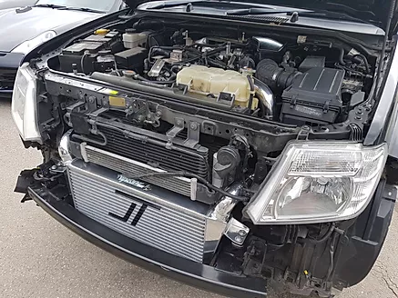 Jonny Tig Industries Nissan D40 550 V6 Front Mount Intercooler Kit