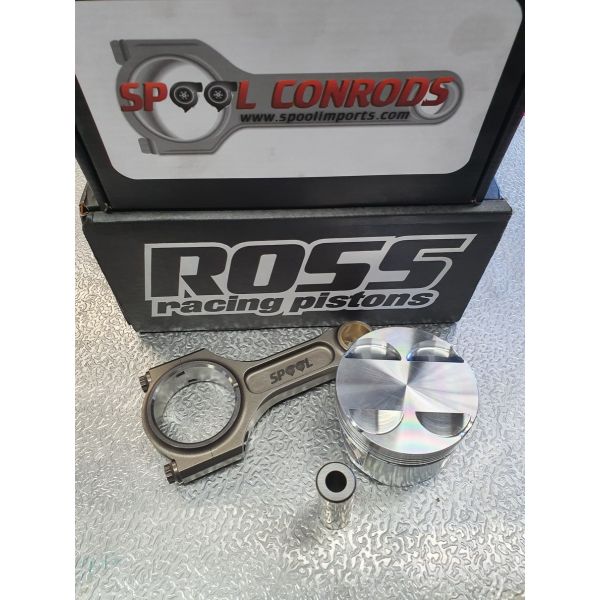 Spool 1JZ-GTE I Beam Drag Pro Conrods and Custom ROSS Forged Pistons