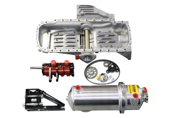 HI OCTANE RACING DRY SUMP KIT - NISSAN RB26 NO A/C WITH HTD CONVERSION & REAR MOUNTED OIL TANK