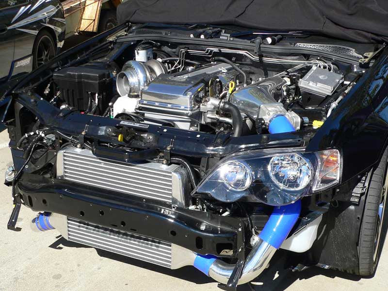 Plazmaman FORD FALCON BA/BF 1000HP STAGE 3.5 INTERCOOLER KIT (IC, PLENUM, CAI, COLD-HOT PIPING)