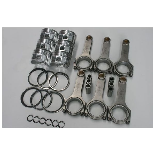 Spool RB30 (SOHC) Conrods and CP 8.5:1 Forged Pistons