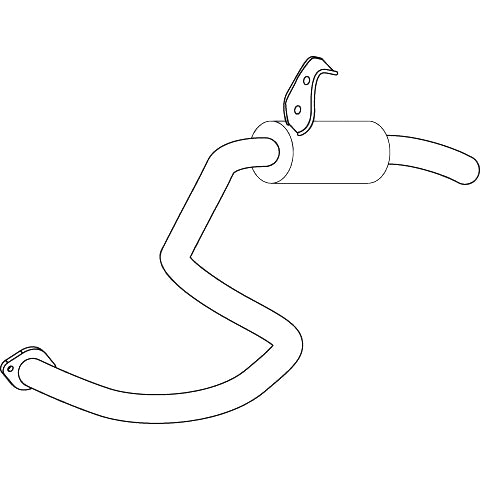 Redback Muffler to suit Toyota Landcruiser (01/1992 - 01/1998)