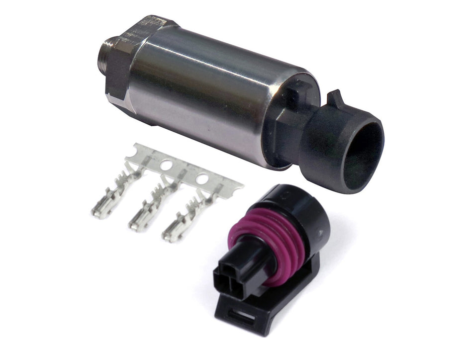 Haltech Motorsport Fuel/Oil/Wastegate Pressure Sensor (Stainless Steel Diaphragm) Thread: 1/8 NPT
