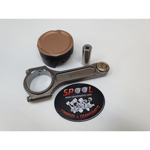 Spool XR6 Drag Pro I Beam Connecting Rods and Ross Racing Forged Pistons